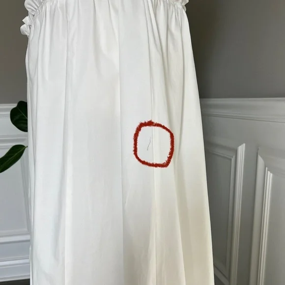 COMMISSION Canyon Mixed Media Dress in White sz 6 995$